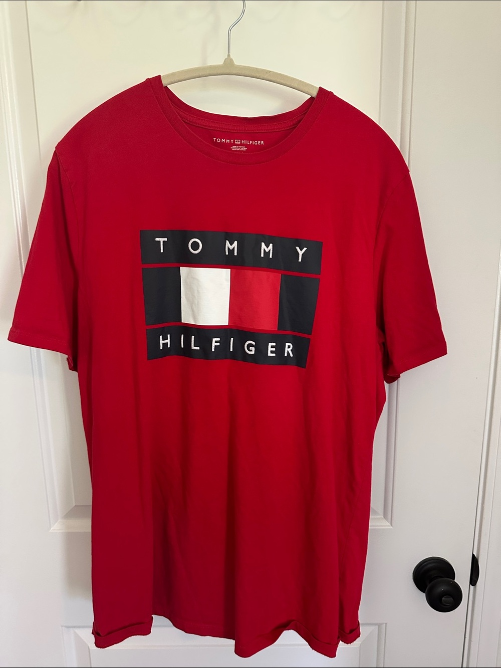 Tommy Hilfiger Red Logo Graphic Tee